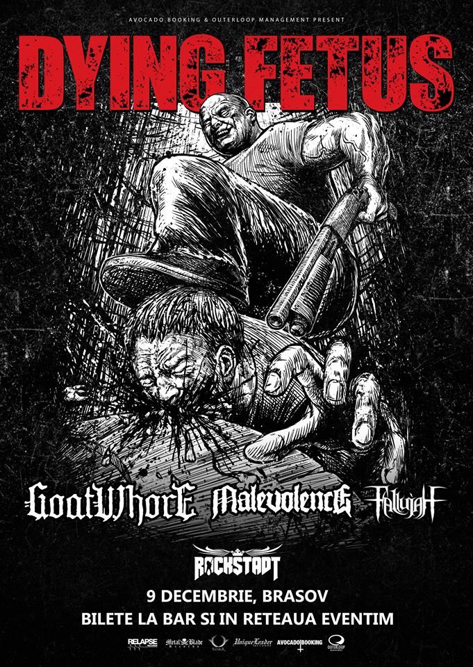 Dying Fetus, Goatwhore, Malevolence si Fallujah vin peste o saptamana la Brasov, in Rockstadt